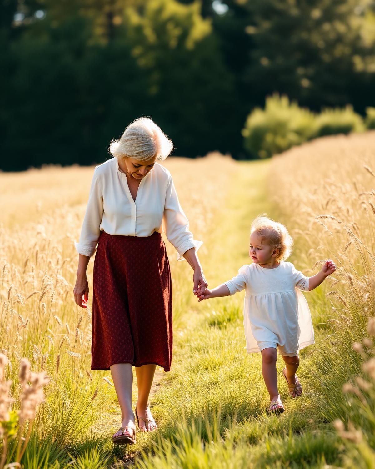 Nana with grandchild